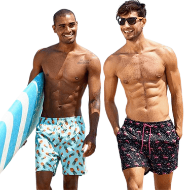 Men's Cool Print Swim Trunks -, Shorts , Drestiny , 4XL, Australia, Blue, Canada, FR, Green, L, M, Navy, New Zealand, Pink, Red, Swim Shorts, United Kingdom, United States, White, XL, XXL, XXXL , Drestiny , www.shopdrestiny.com